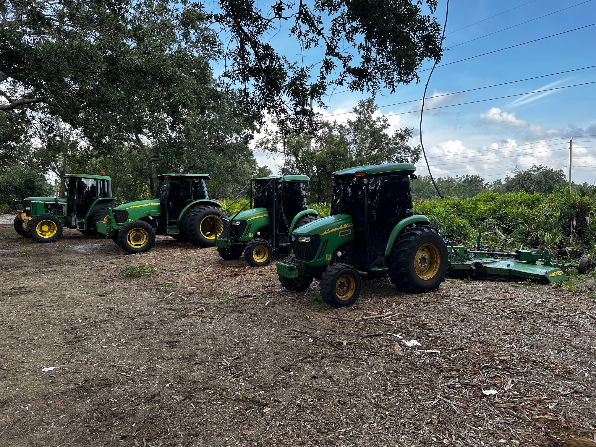 Reynolds Mowing Tractor Equipment Lineup