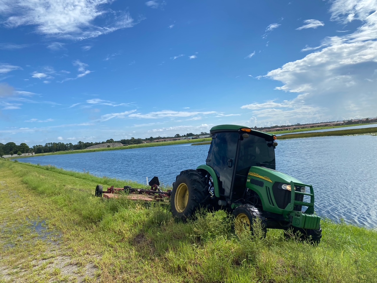 After Retention Pond Mowing